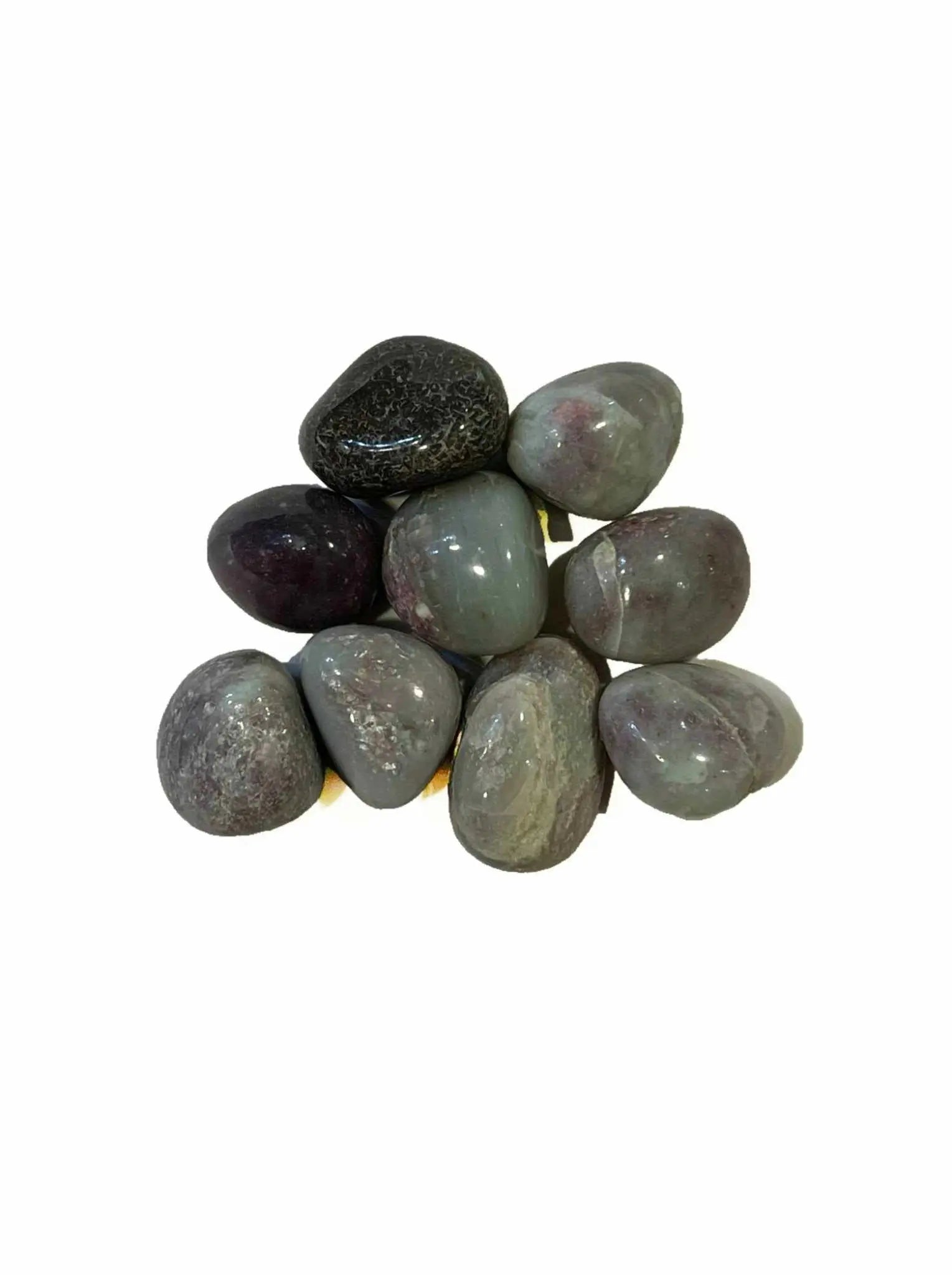 Pink Tourmaline Tumbled Stone (in matrix) | Tumbled Stones | Wiccan Center