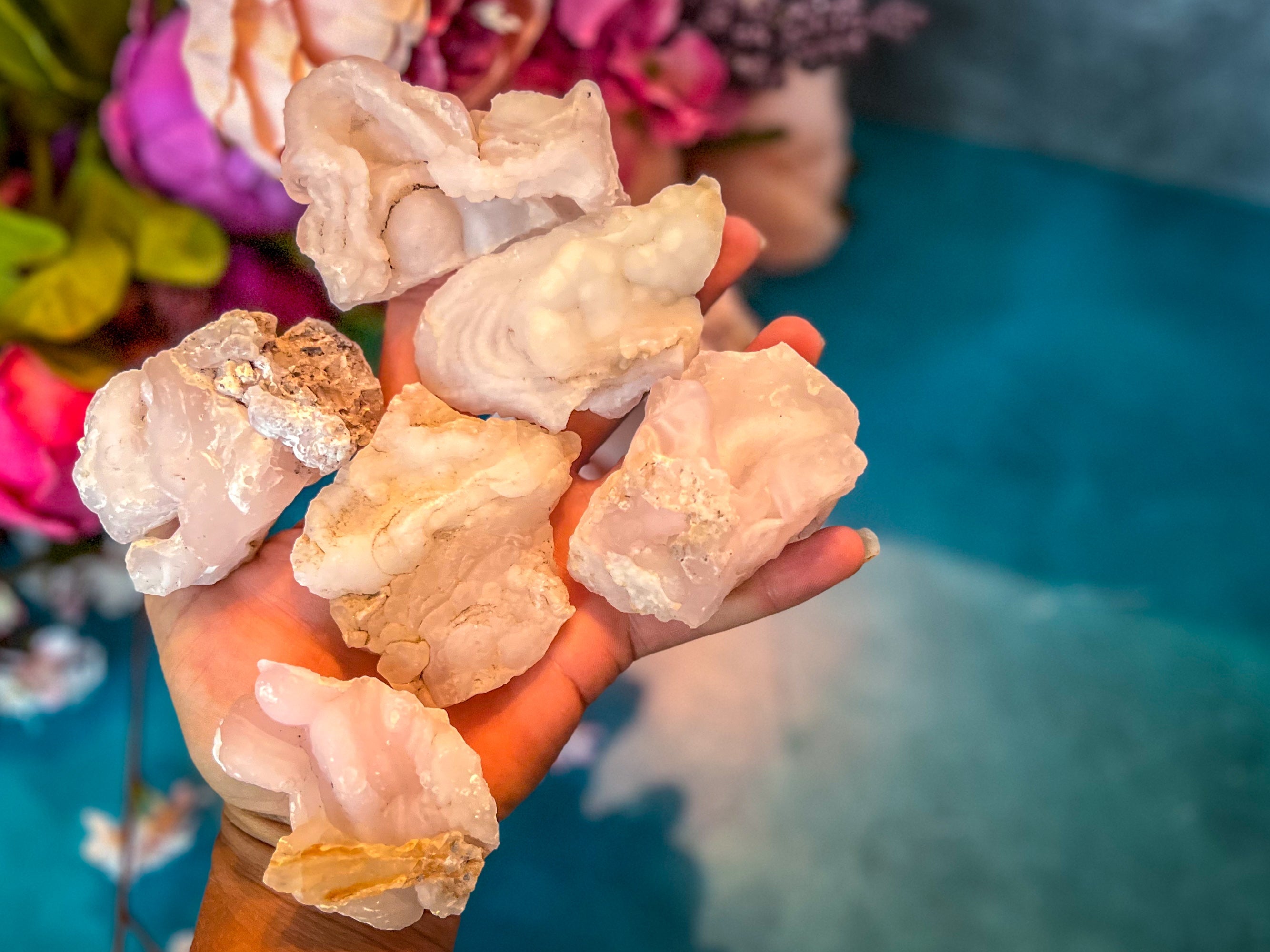 Pink Chalcedony Specimens | | Wiccan Center