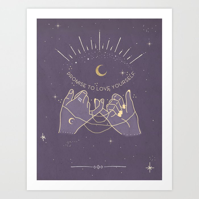 Celestial Hands Art Print