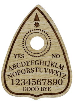 Printed Planchette Wood Crystal Sphere Holder | Sphere Stands | Wiccan Center