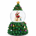 Santa's Riding Polar Bear Spinning Musical Water Snow Globe | Snow Globes > Santa | Wiccan Center