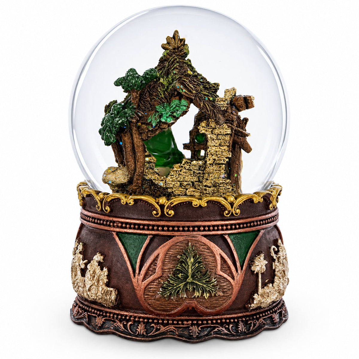 Nativity Serenity Water Snow Globe with "Silent Night" Music Box | Snow Globes > Religious > Nativity | Wiccan Center