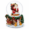 Santa's Chimney Adventure Musical Water Snow Globe | Snow Globes > Santa | Wiccan Center
