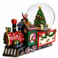 Children Riding Train Musical Christmas Water Snow Globe | Snow Globes > Trains > Musical Figurines | Wiccan Center