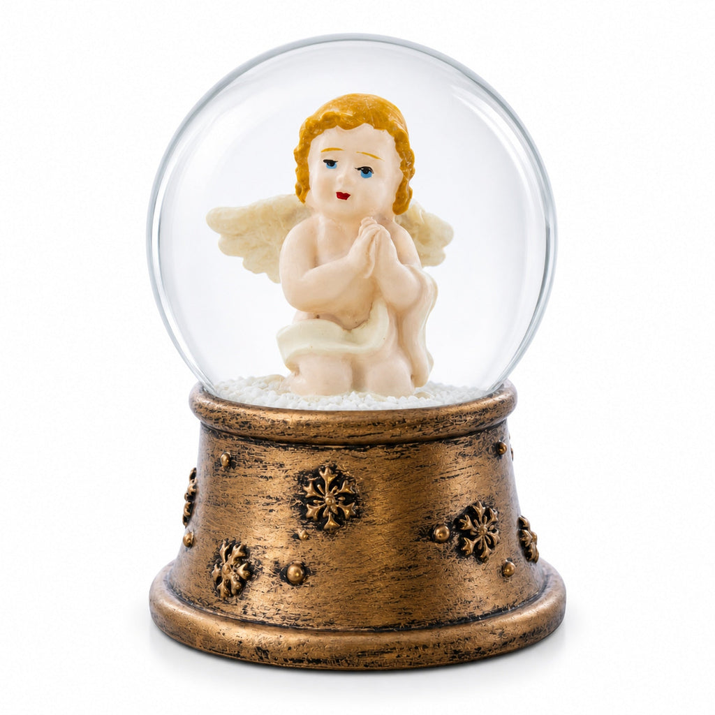 Golden Angel Mini Water Snow Globe | Snow Globes > Religious > Nativity | Wiccan Center