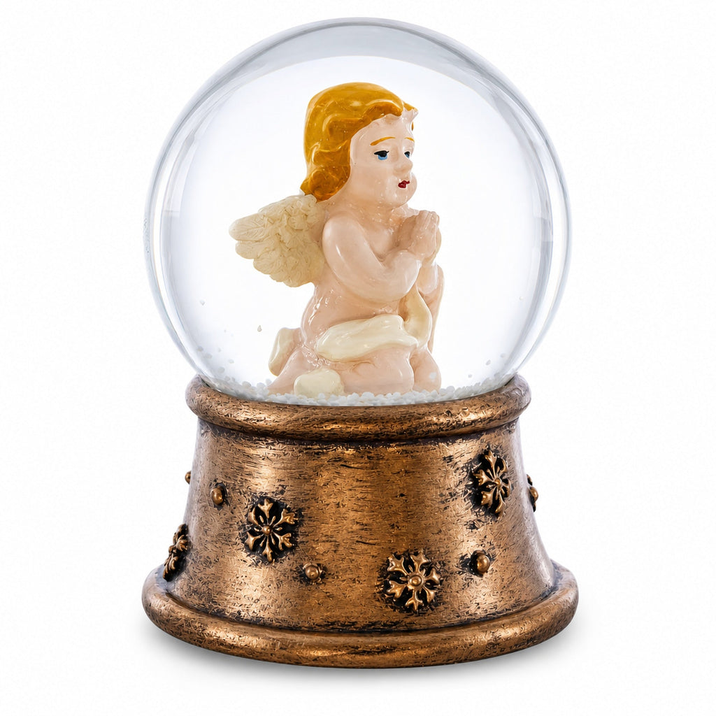 Golden Angel Mini Water Snow Globe | Snow Globes > Religious > Nativity | Wiccan Center