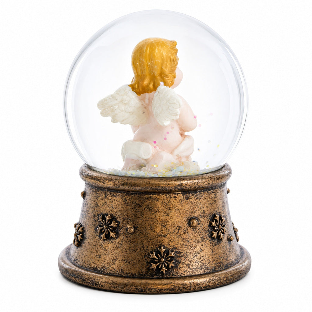 Golden Angel Mini Water Snow Globe | Snow Globes > Religious > Nativity | Wiccan Center