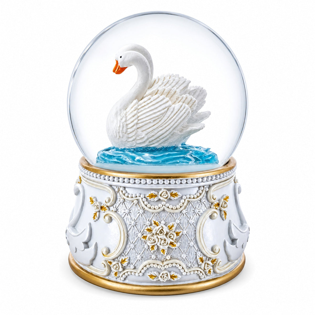 Romantic Swan Spinning Musical Water Snow Globe | Snow Globes > Animals | Wiccan Center