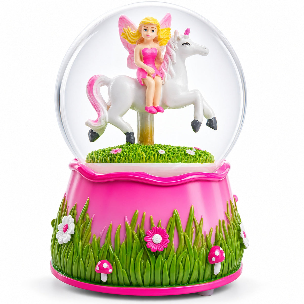 Unicorn Carousel with Fairy Musical Water Snow Globe | Snow Globes > Fairy Tales | Wiccan Center