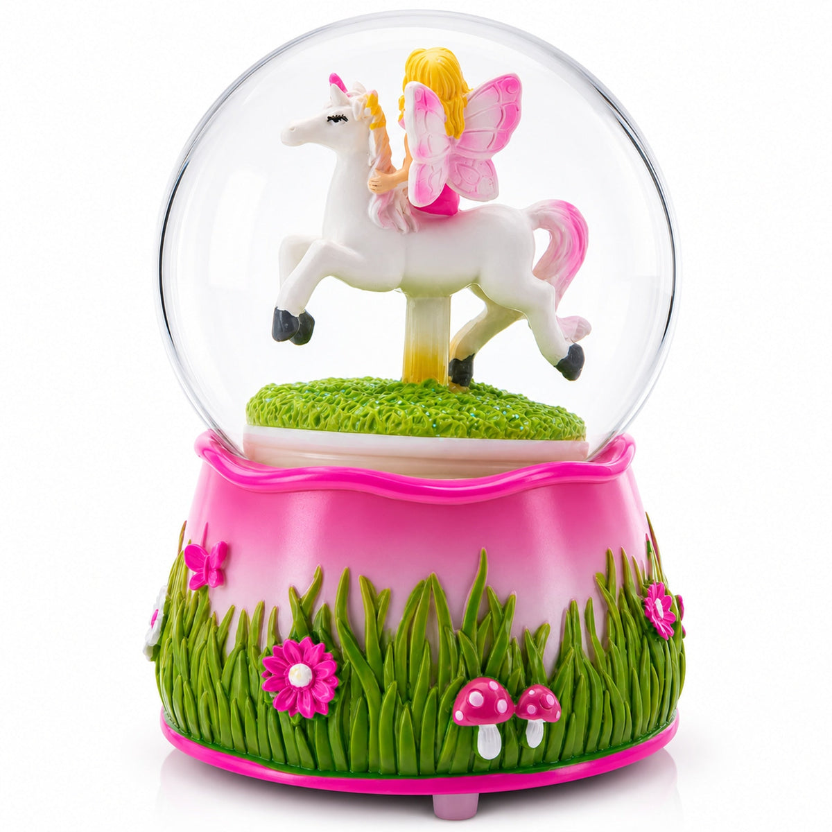 Unicorn Carousel with Fairy Musical Water Snow Globe | Snow Globes > Fairy Tales | Wiccan Center