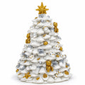 White Christmas Tree Spinning Musical Figurine | Musical Figurines > Christmas Trees | Wiccan Center