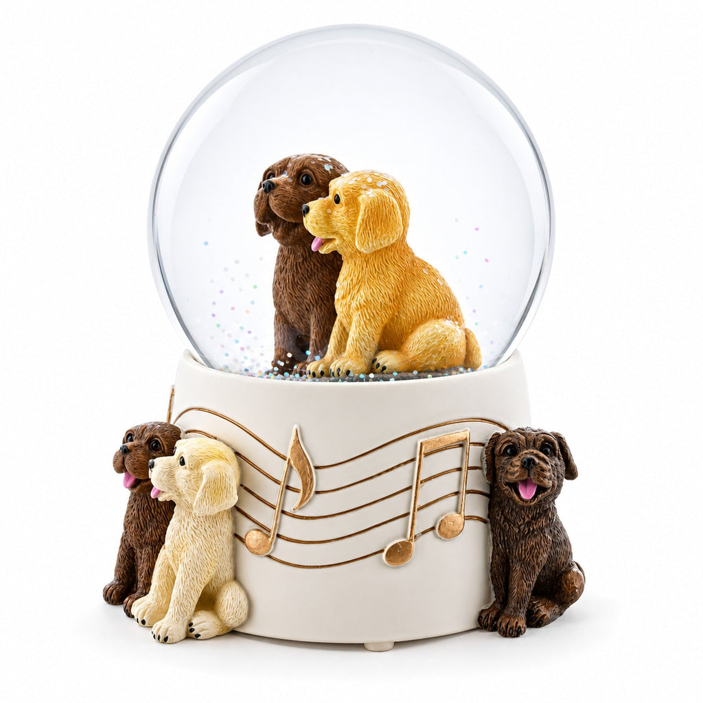 Dogs Party Musical Water Snow Globe | Snow Globes > Animals | Wiccan Center