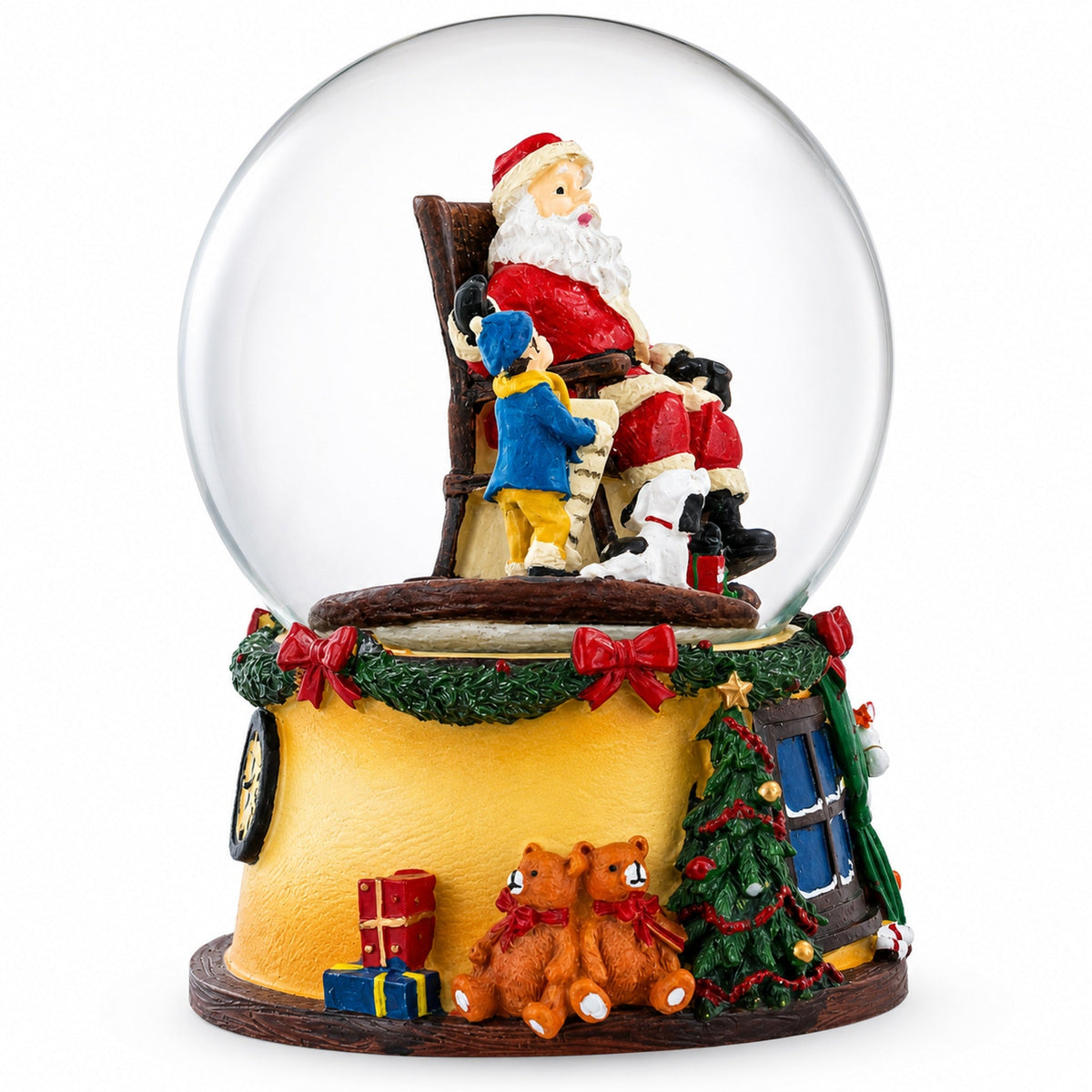 Gift List for Santa Musical Water Snow Globe | Snow Globes > Santa | Wiccan Center