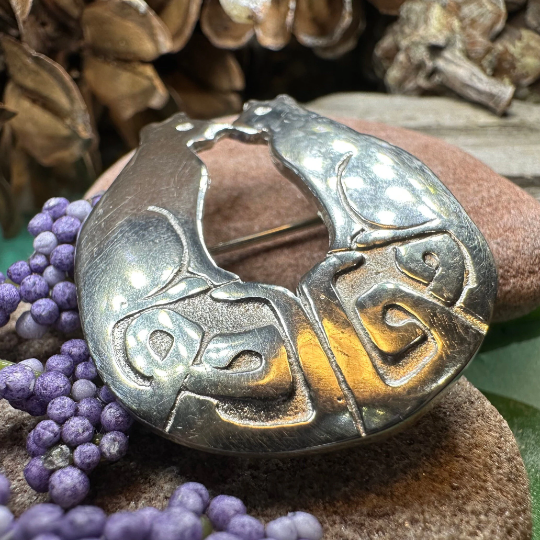 Celtic Cats Brooch - Handmade in Scotland | Brooch | Wiccan Center