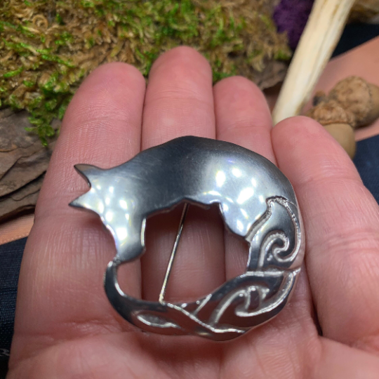 Celtic Fox Brooch - Handmade in Scotland | Brooch | Wiccan Center