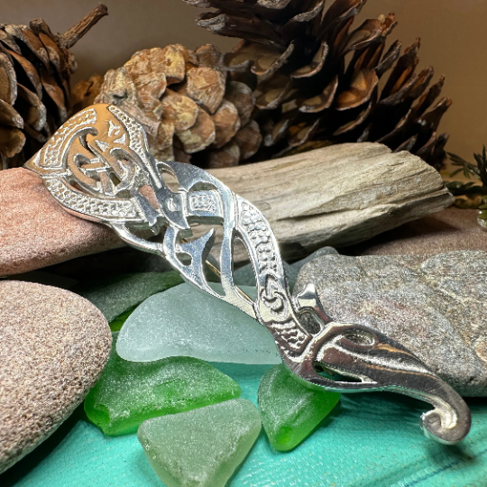 Celtic Dragon Kilt Pin - Handmade in Scotland | Brooch | Wiccan Center