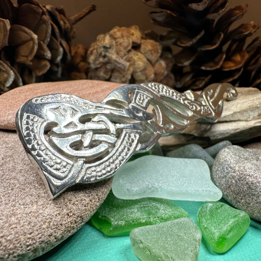 Celtic Dragon Kilt Pin - Handmade in Scotland | Brooch | Wiccan Center