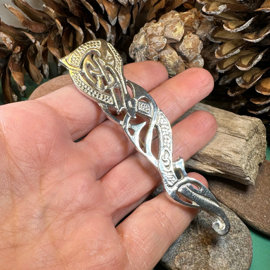 Celtic Dragon Kilt Pin - Handmade in Scotland | Brooch | Wiccan Center