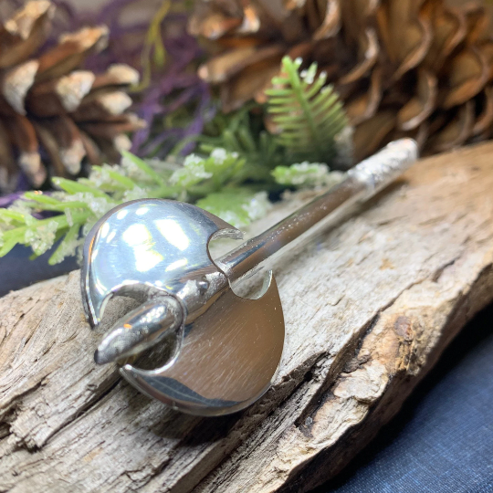 Battle Ax Kilt Pin - Handmade in Scotland | Kilt Pin | Wiccan Center