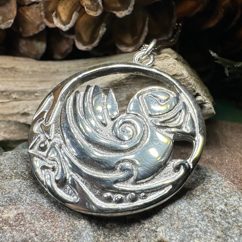 Celtic Puffin Necklace - Handmade in Scotland | Pendant | Wiccan Center