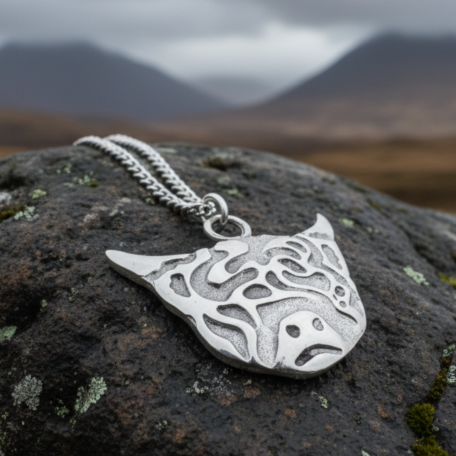 Hamish Highland Cow Necklace - Handmade in Scotland | Pendant | Wiccan Center