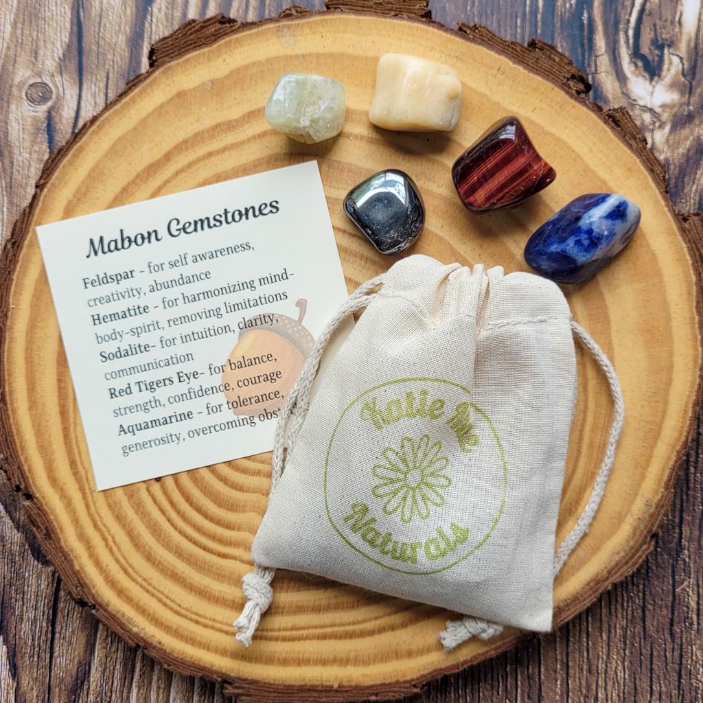 Mabon Gemstone Set - Autumn Equinox Crystals