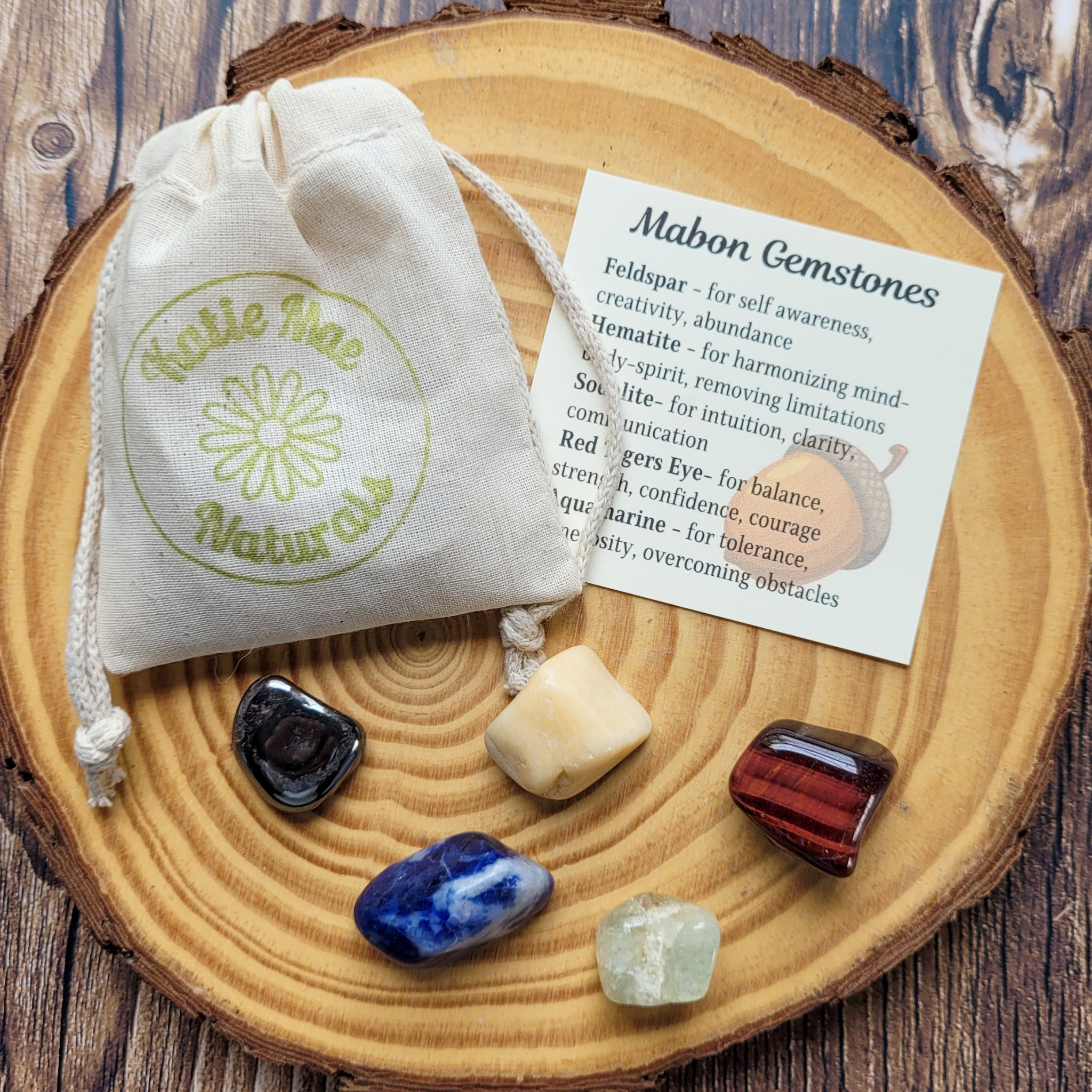 Mabon Gemstone Set - Autumn Equinox Crystals