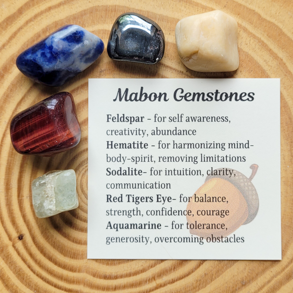 Mabon Gemstone Set - Autumn Equinox Crystals