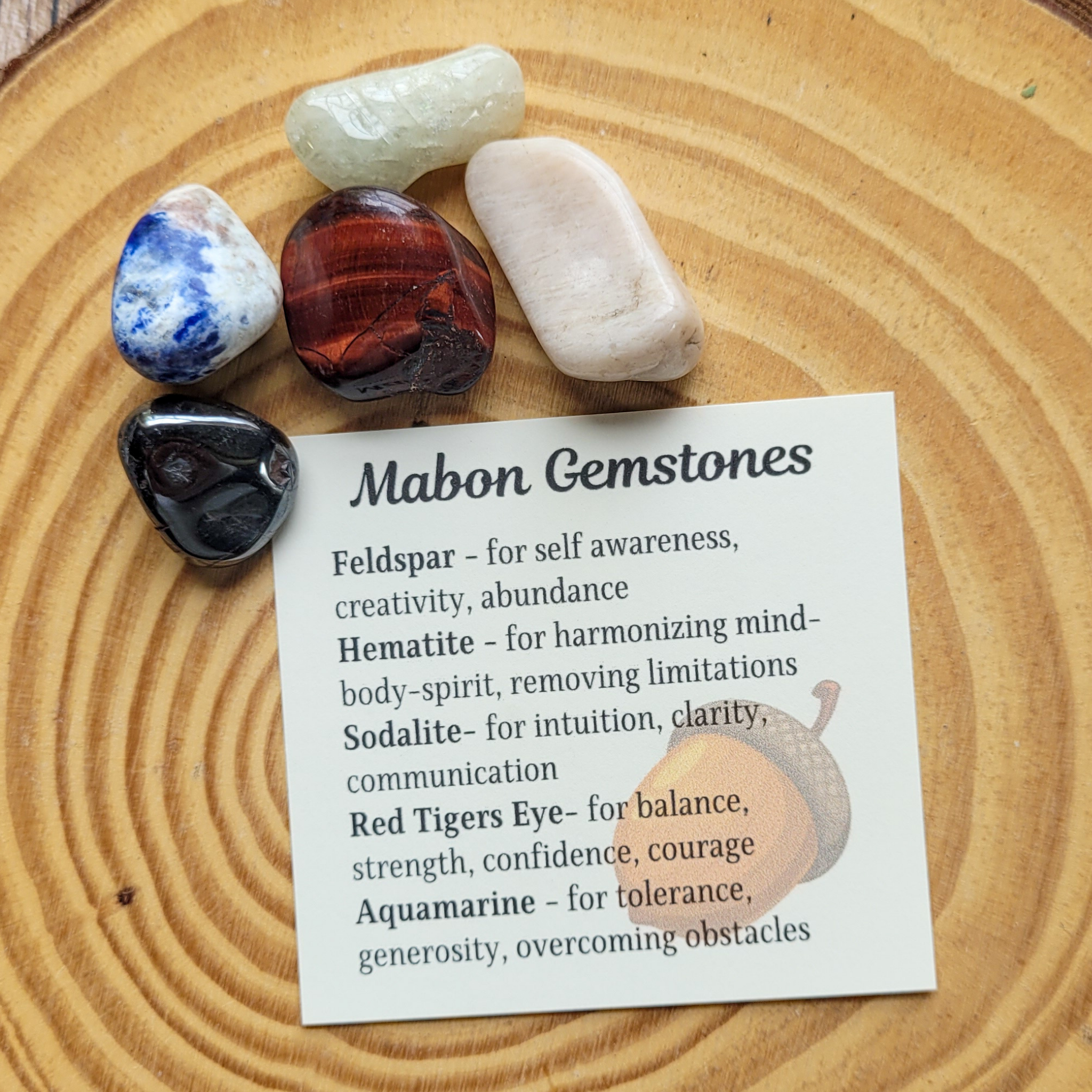 Mabon Gemstone Set - Autumn Equinox Crystals