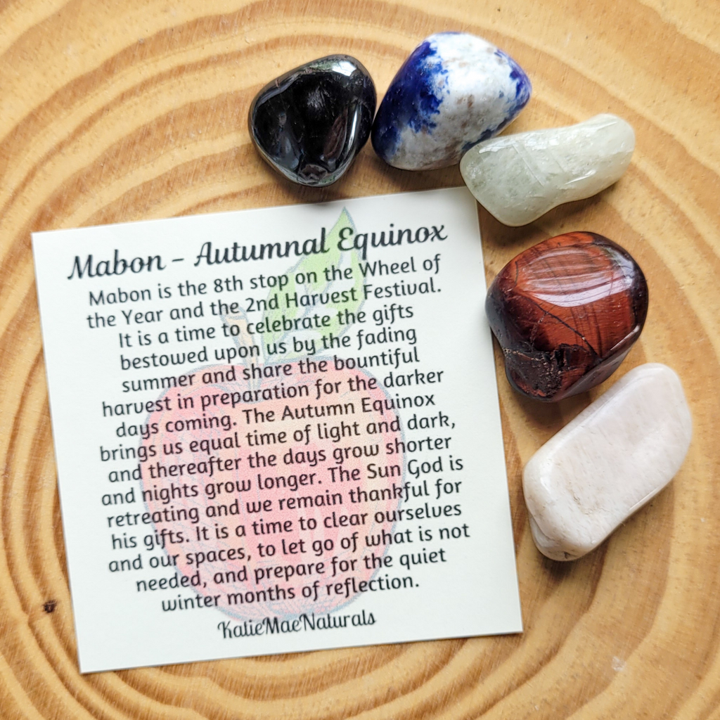 Mabon Gemstone Set - Autumn Equinox Crystals