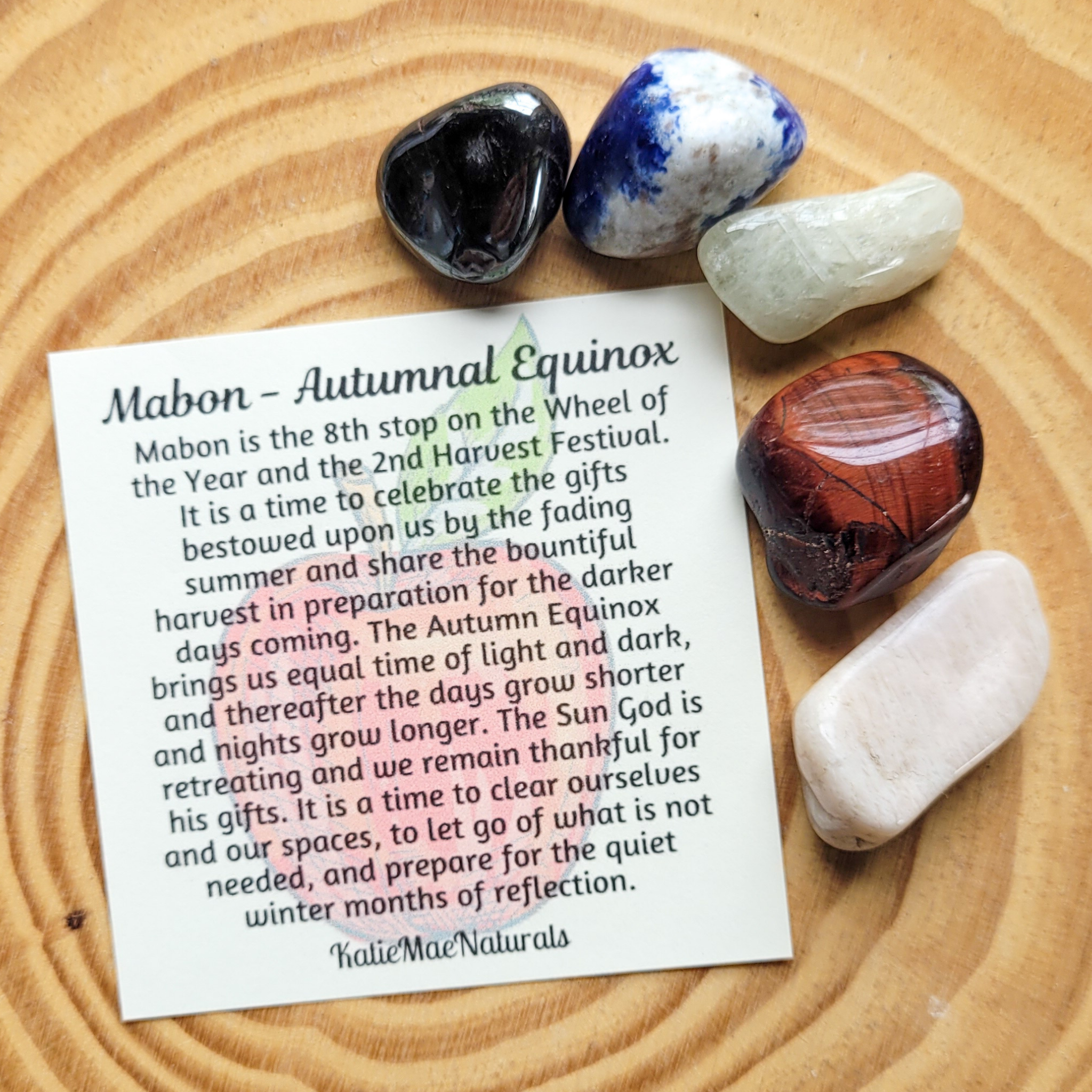 Mabon Gemstone Set - Autumn Equinox Crystals