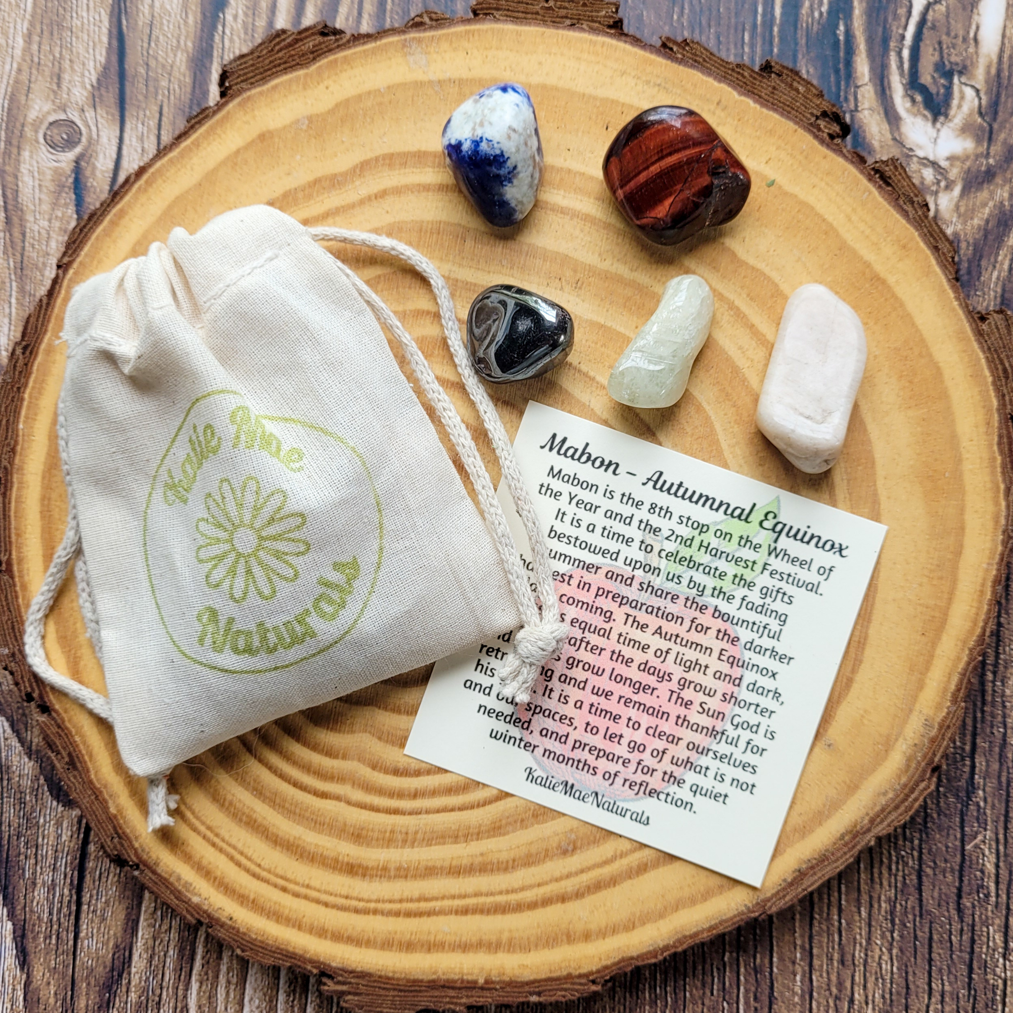 Mabon Gemstone Set - Autumn Equinox Crystals