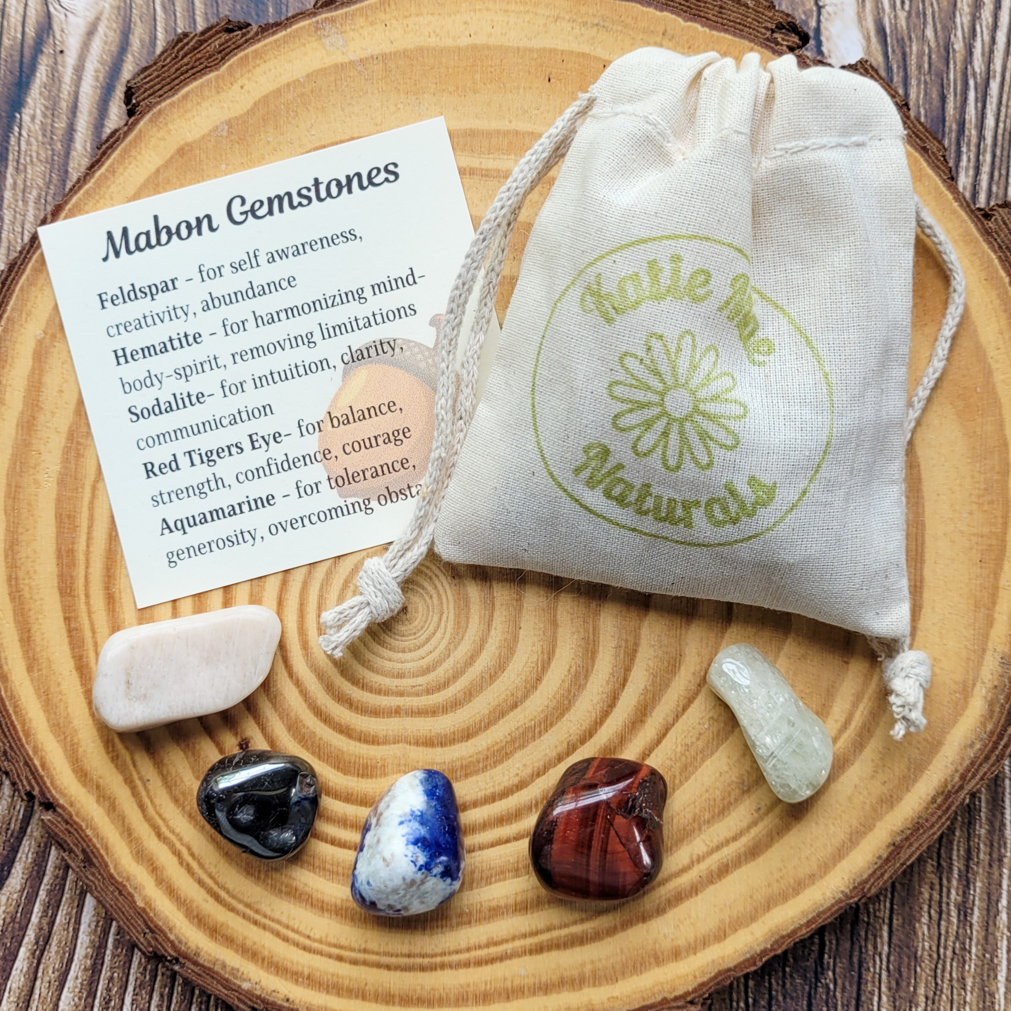 Mabon Gemstone Set - Autumn Equinox Crystals