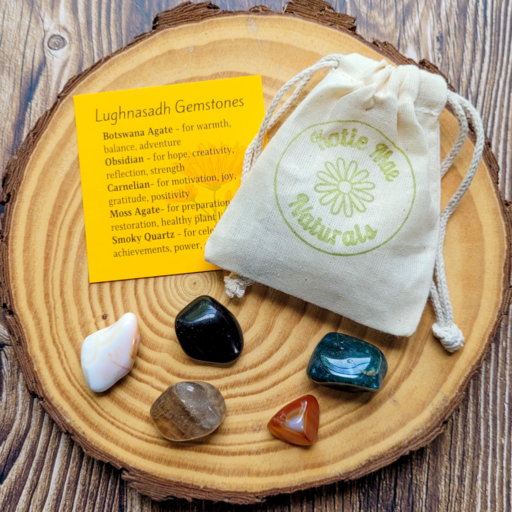 Lughnasadh Gemstone Set - Crystals for Lammas