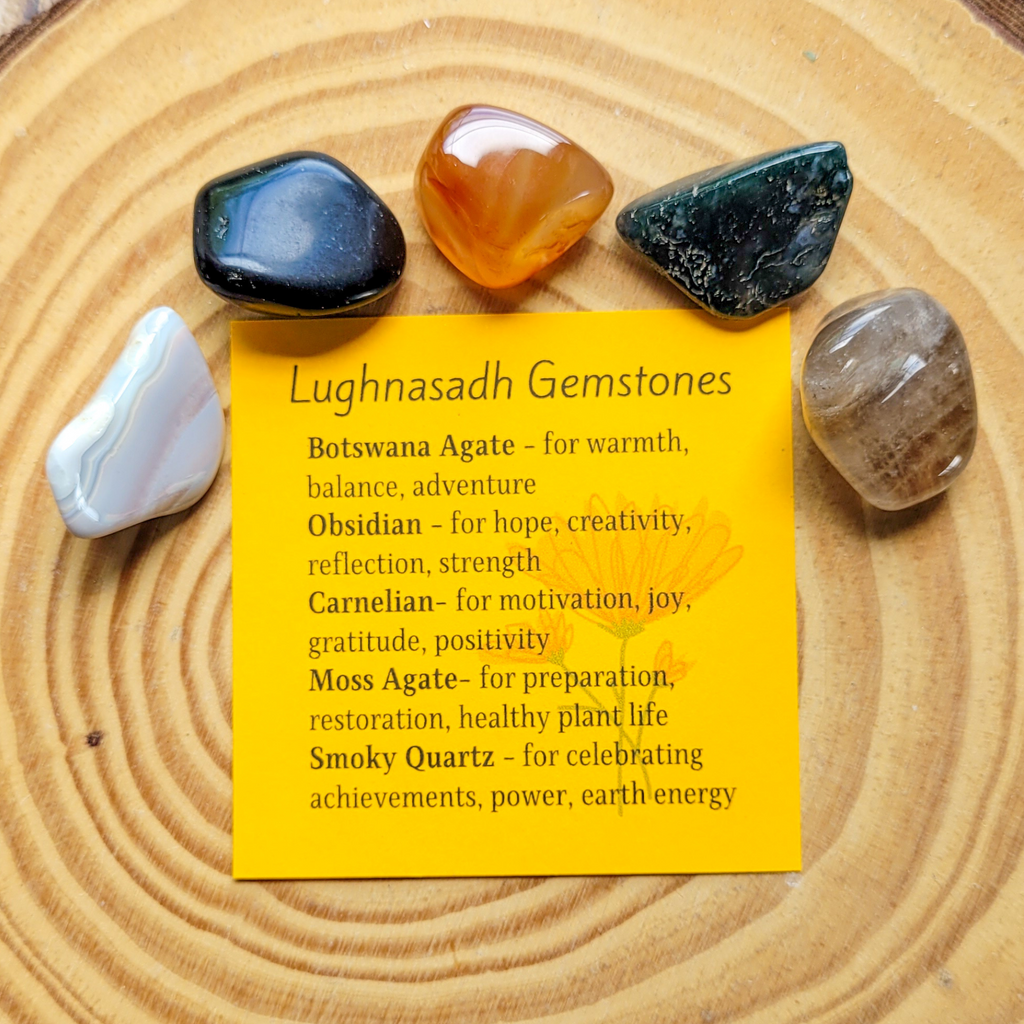 Lughnasadh Gemstone Set - Crystals for Lammas