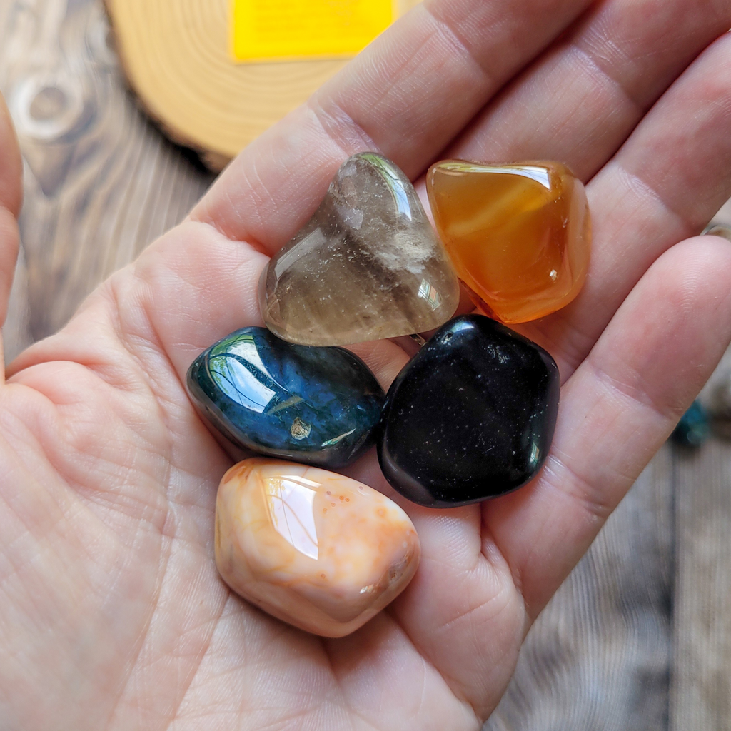 Lughnasadh Gemstone Set - Crystals for Lammas