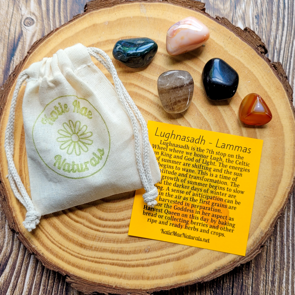 Lughnasadh Gemstone Set - Crystals for Lammas