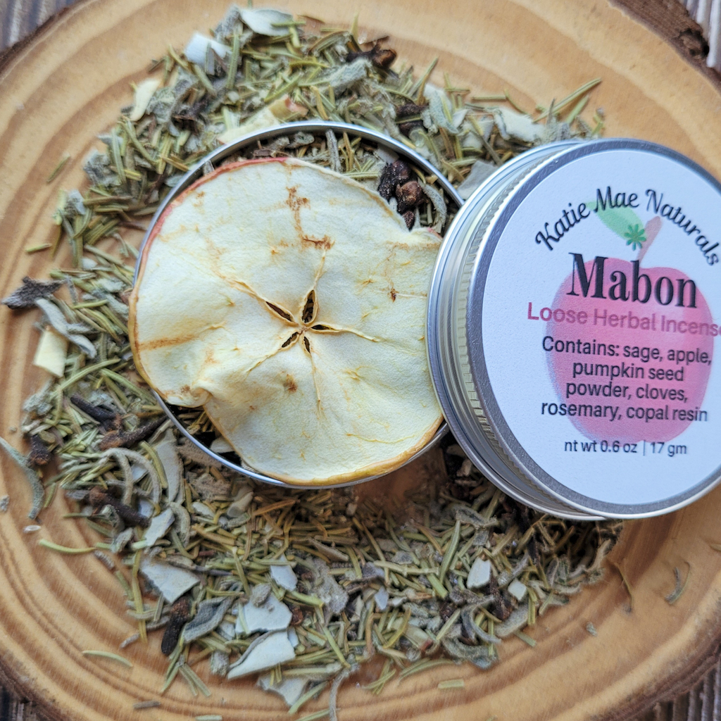 Mabon Herbal Incense Blend - Autumn Equinox Loose Incense