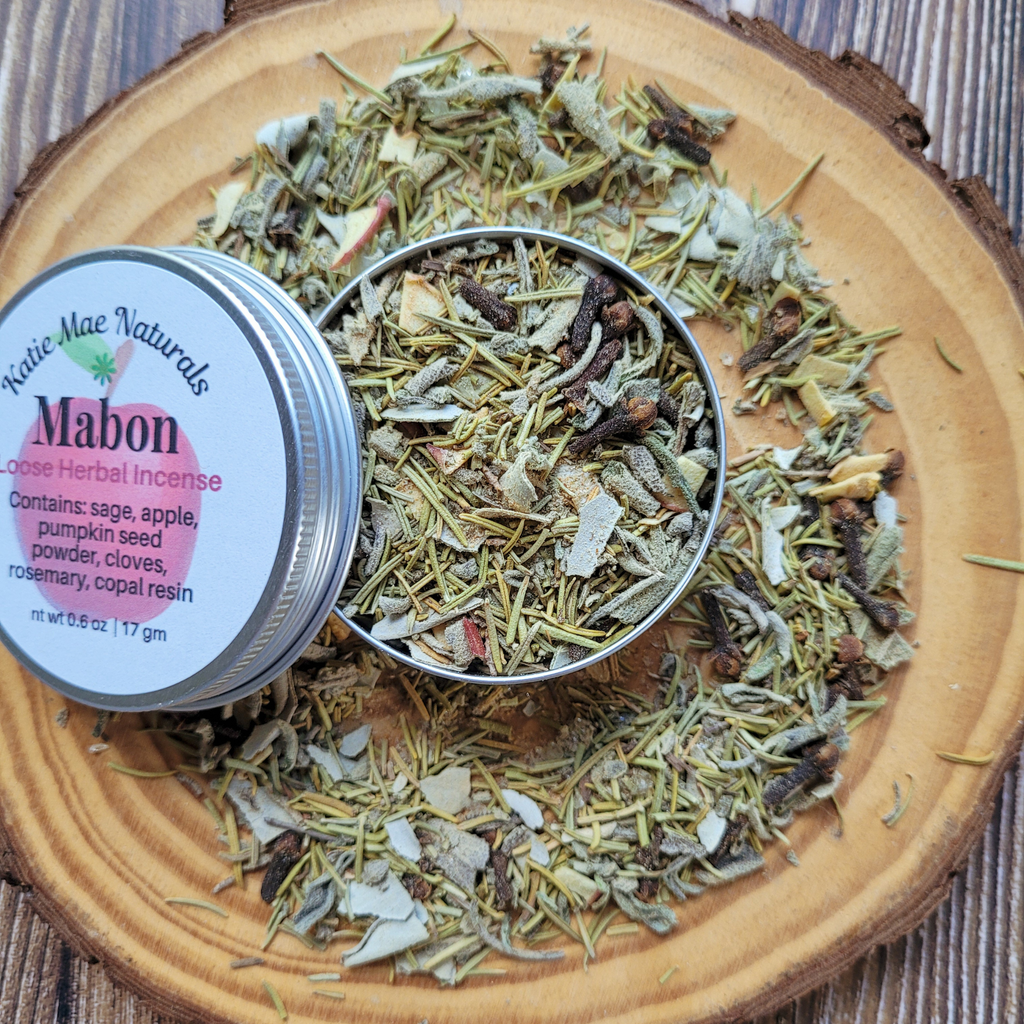 Mabon Herbal Incense Blend - Autumn Equinox Loose Incense