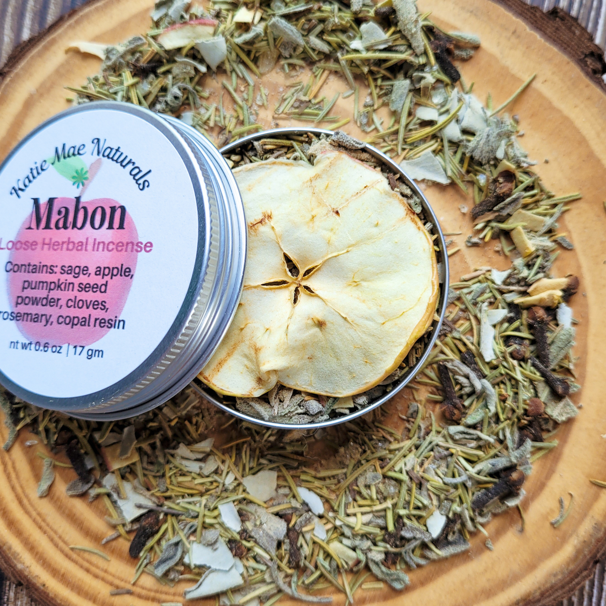 Mabon Herbal Incense Blend - Autumn Equinox Loose Incense