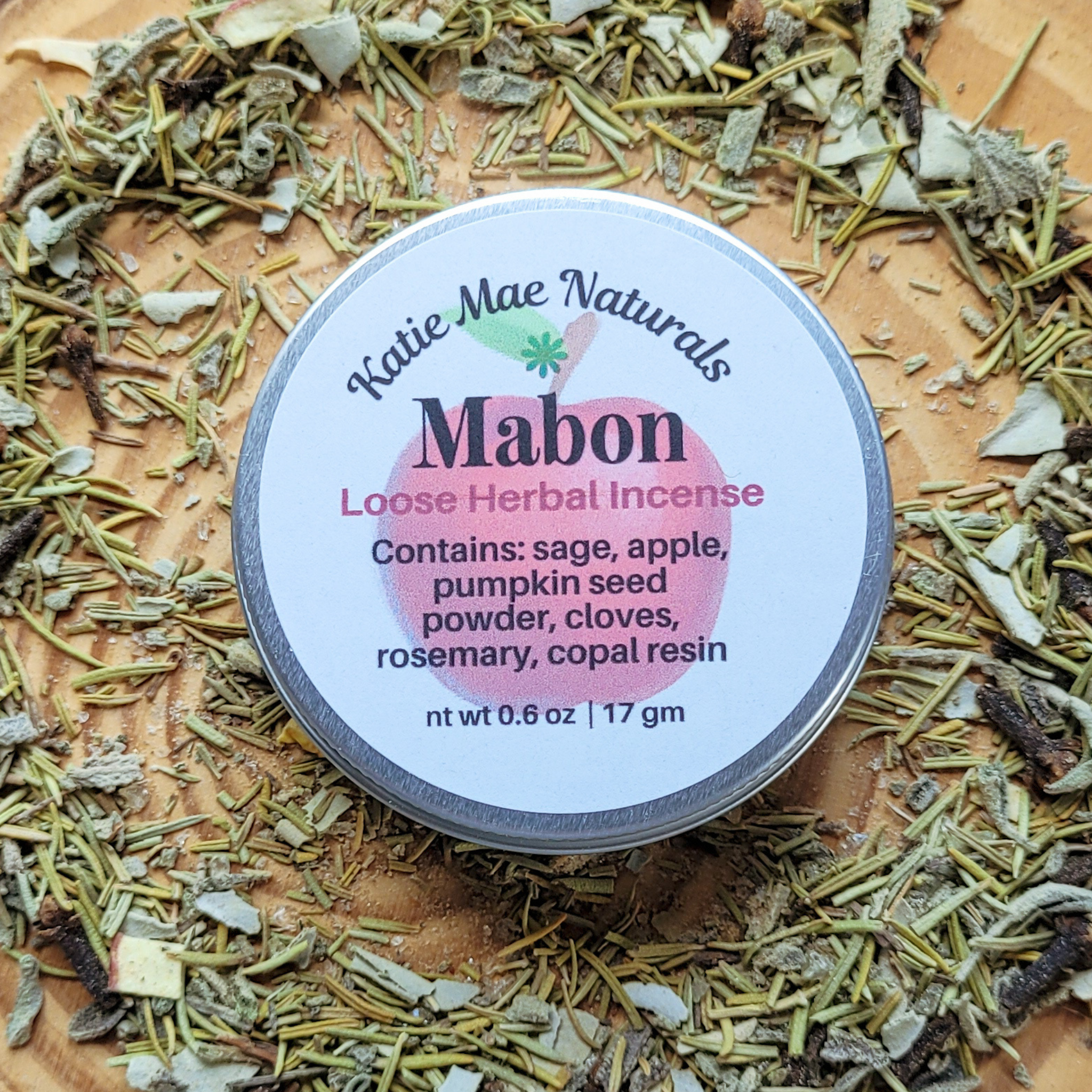 Mabon Herbal Incense Blend - Autumn Equinox Loose Incense