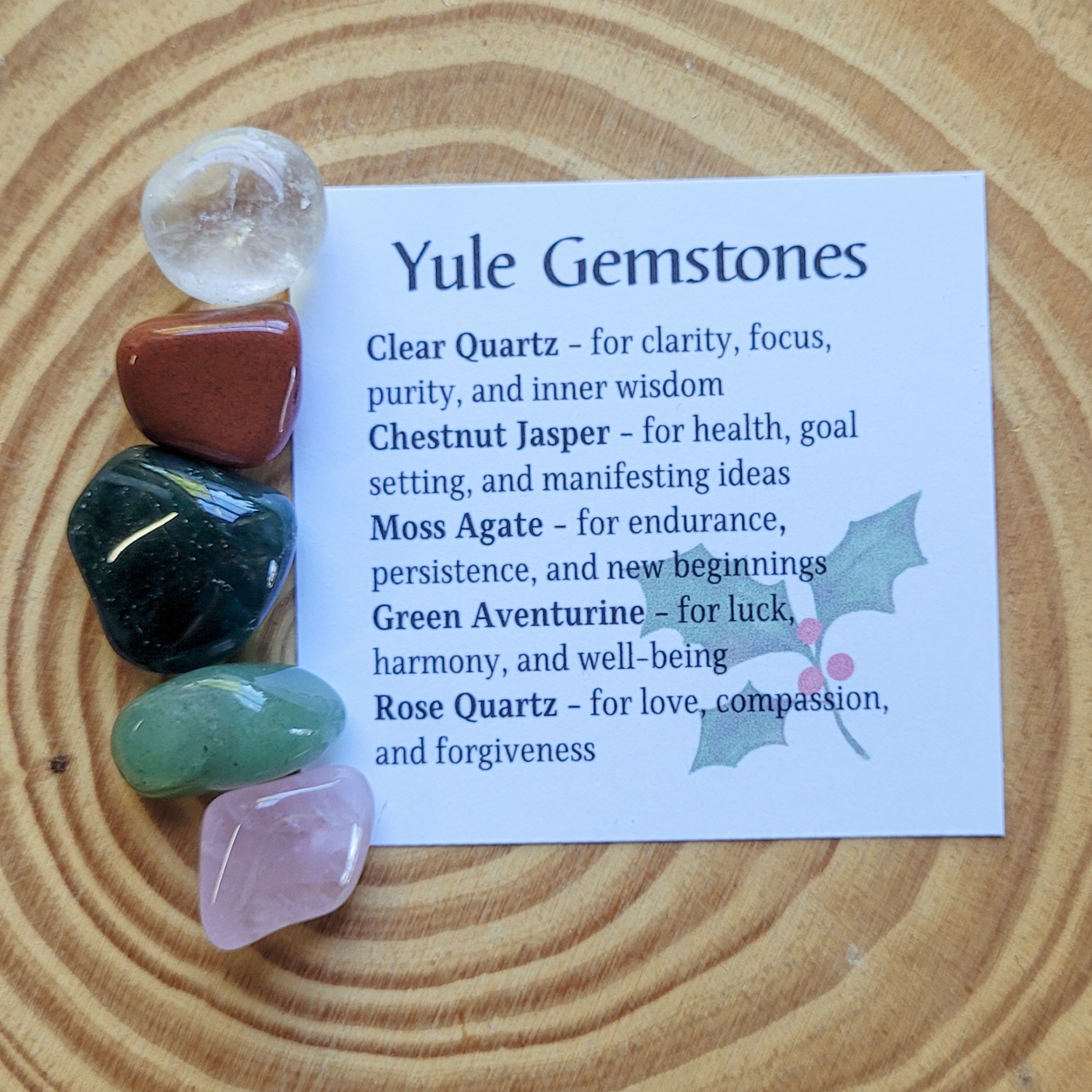 Yule Gemstones | Crystals for Winter Solstice
