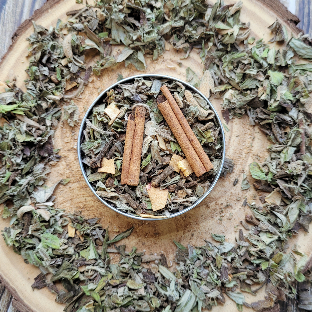 Samhain Herbal Incense Blend - Loose Incense with Herbs and Resins for Samhain