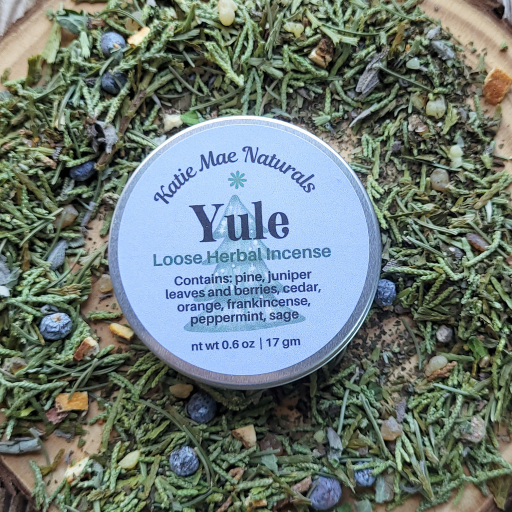 Yule Herbal Incense Blend - Loose Incense for Winter Solstice
