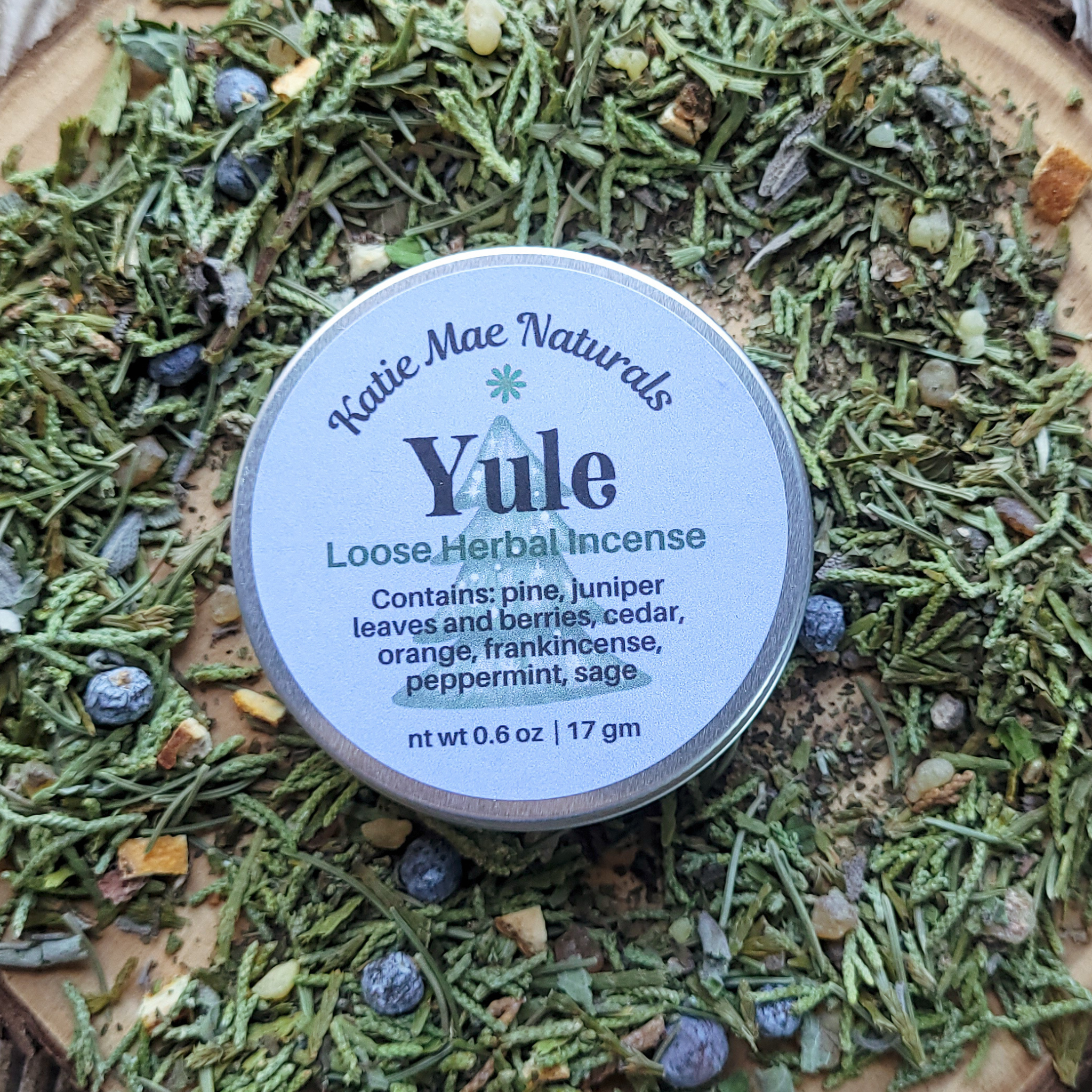 Yule Herbal Incense Blend - Loose Incense for Winter Solstice