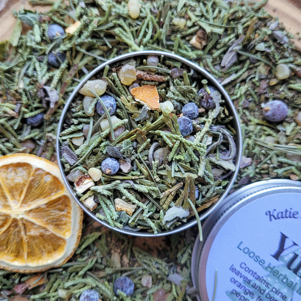 Yule Herbal Incense Blend - Loose Incense for Winter Solstice