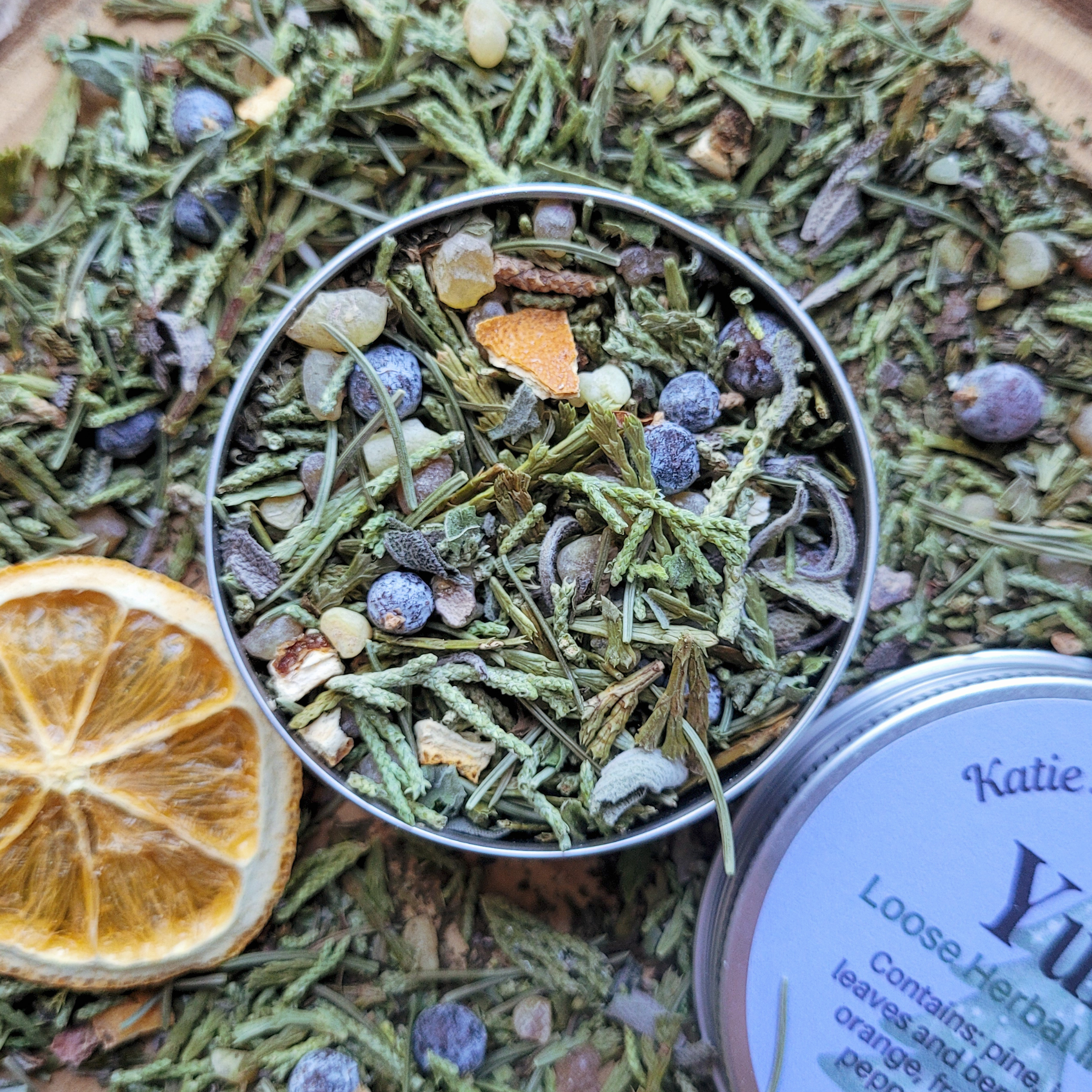 Yule Herbal Incense Blend - Loose Incense for Winter Solstice