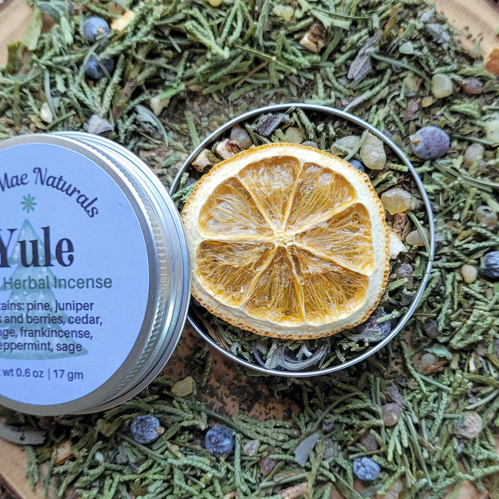 Yule Herbal Incense Blend - Loose Incense for Winter Solstice
