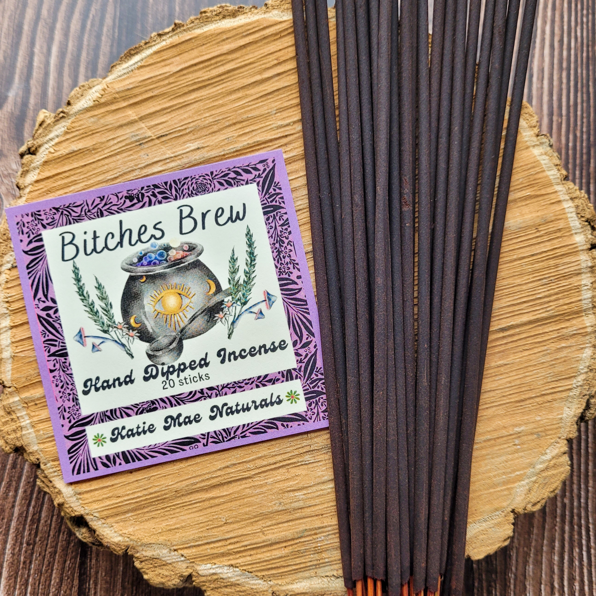 Bitches Brew Incense Sticks – Hand Dipped Smoky & Earthy Incense