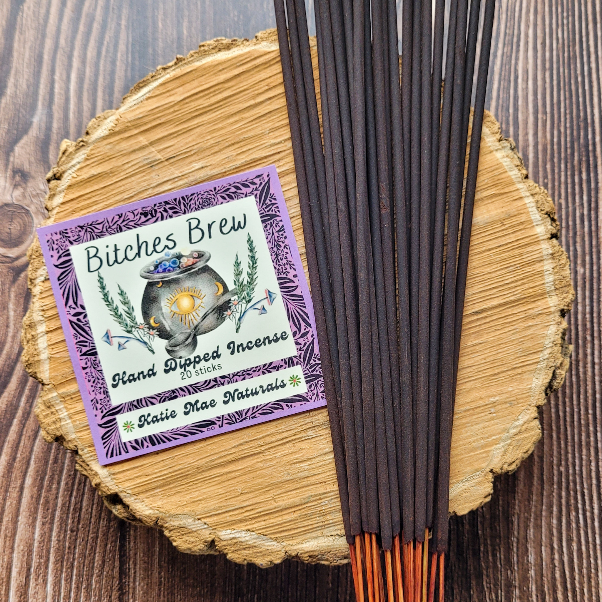 Bitches Brew Incense Sticks – Hand Dipped Smoky & Earthy Incense
